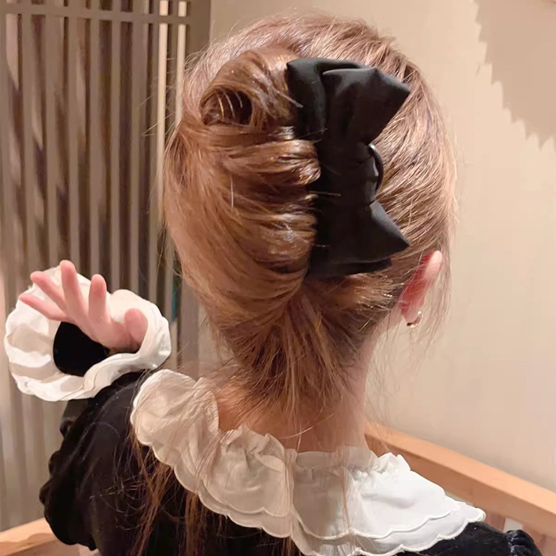 Chic Korean-Style Bow U-Shaped - Clip In Hair Piece บทวิจารณ์และราคา