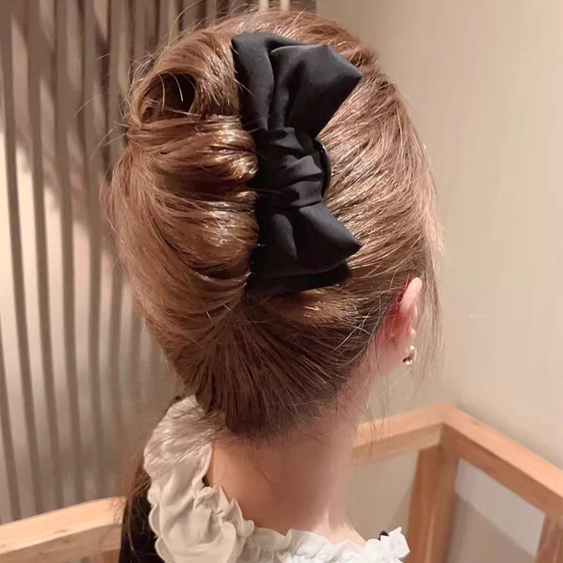 Chic Korean-Style Bow U-Shaped - Clip In Hair Piece บทวิจารณ์และราคา