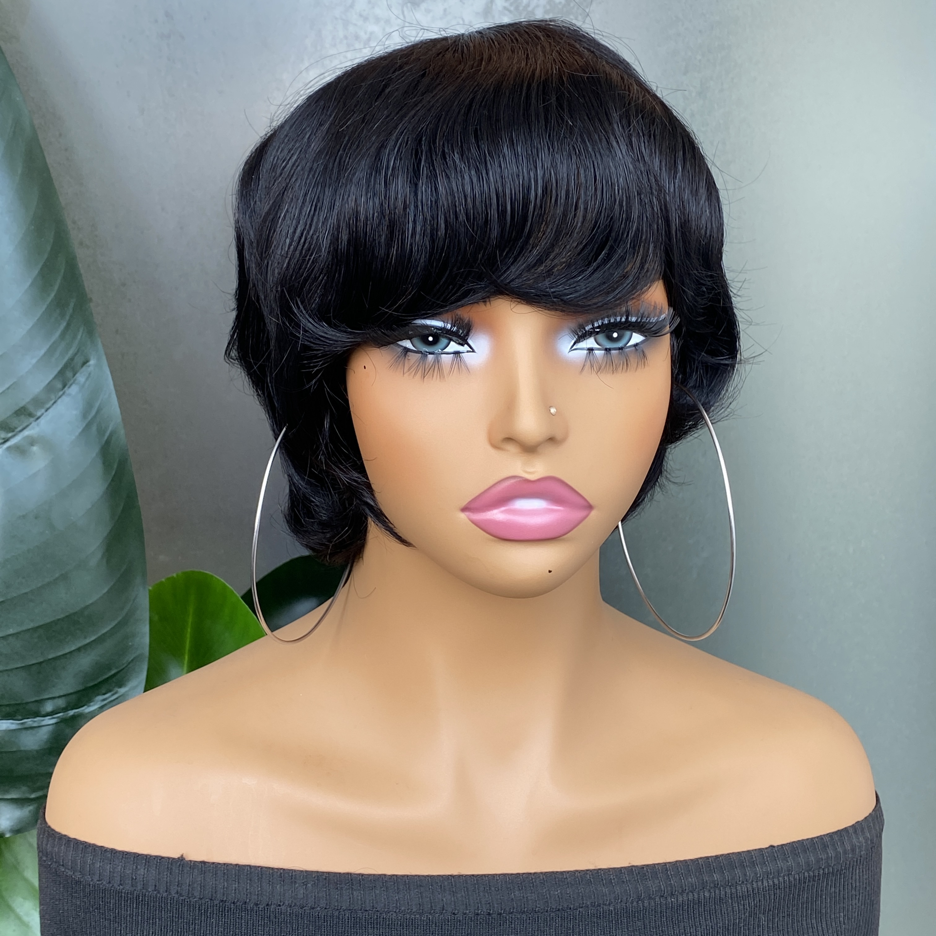 Remy Human Hair Wavy Pixie Cut - Hair Care Wavy Hair บทวิจารณ์และราคา