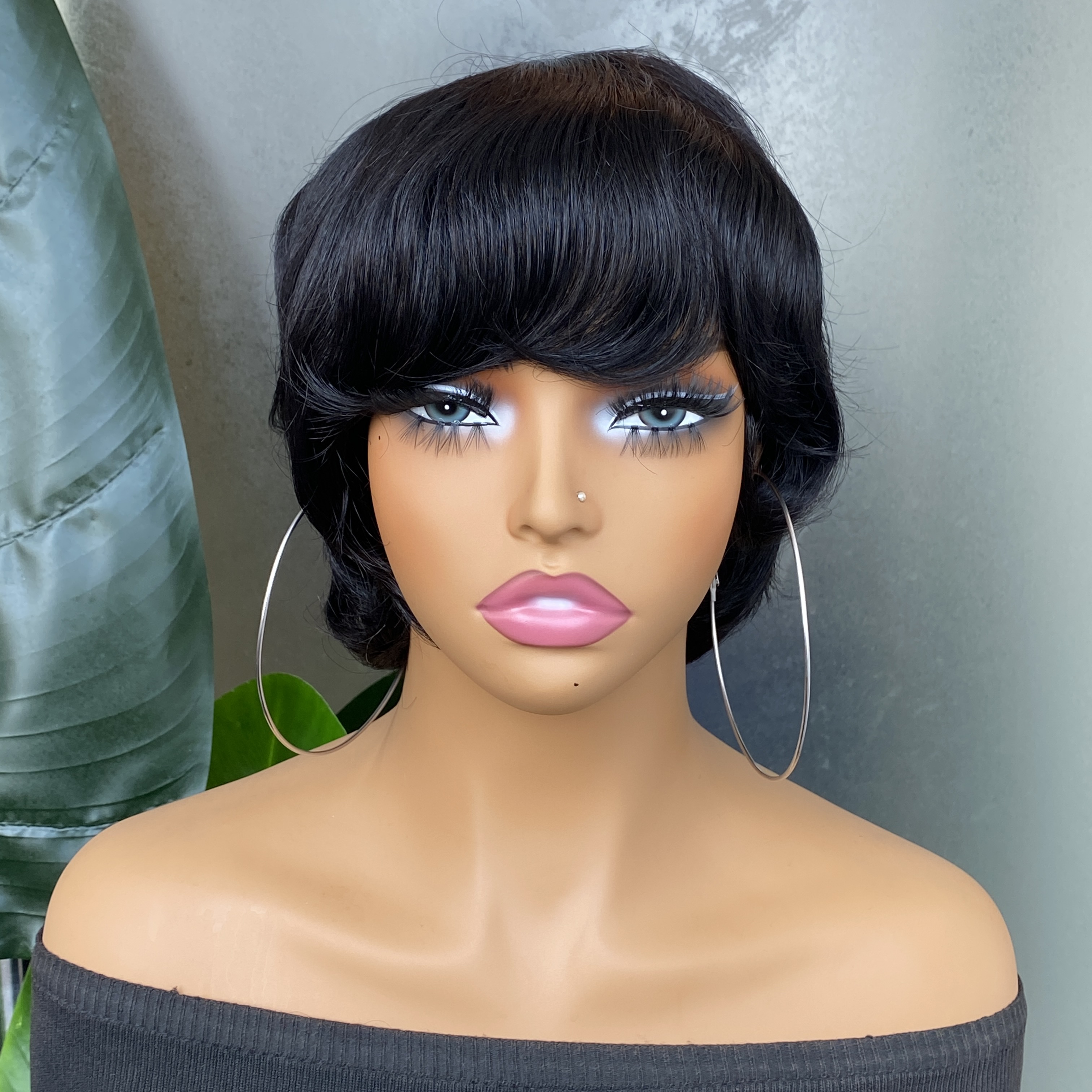 Remy Human Hair Wavy Pixie Cut - Hair Care Wavy Hair บทวิจารณ์และราคา