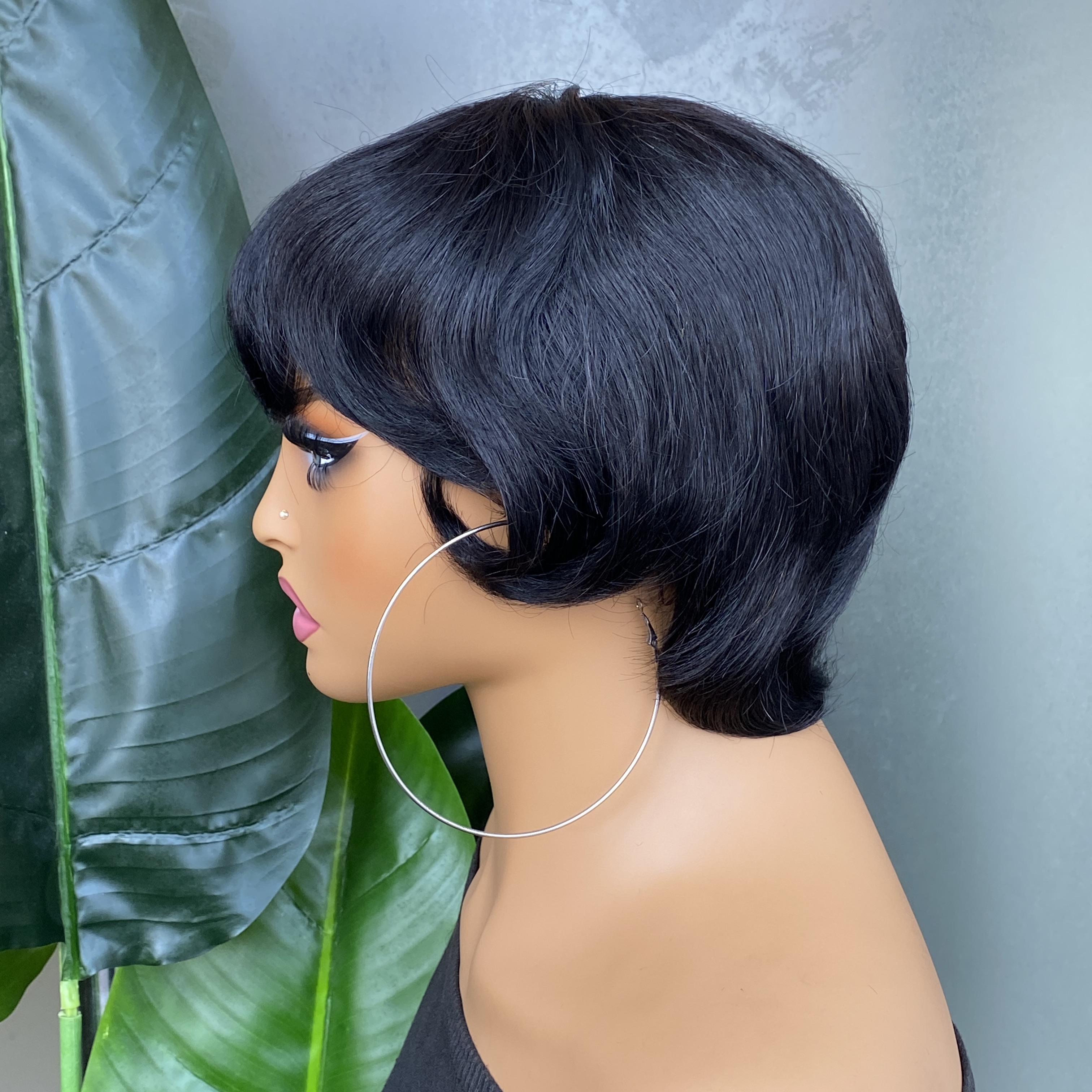 Remy Human Hair Wavy Pixie Cut - Hair Care Wavy Hair บทวิจารณ์และราคา