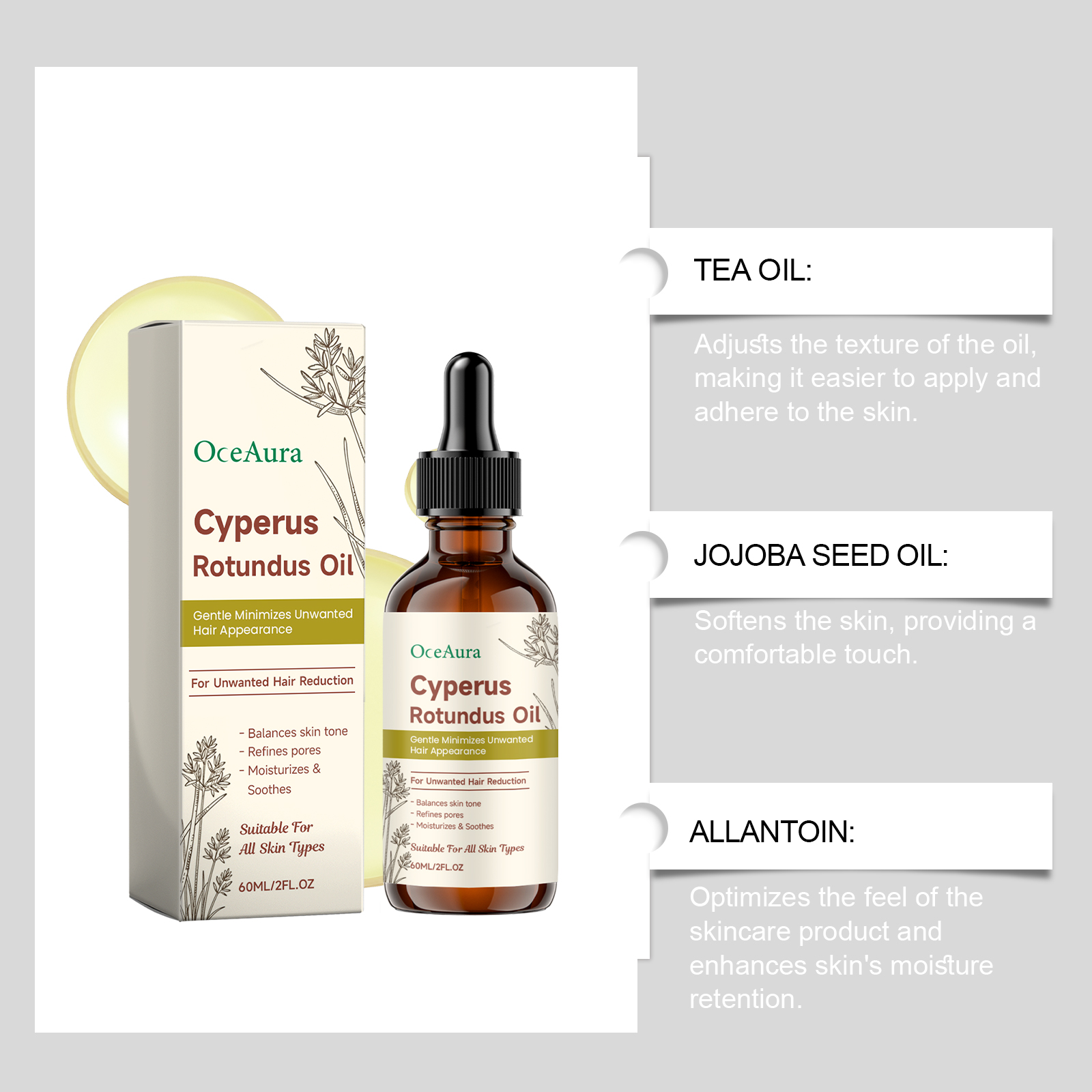 Cyperus Rotundus Hair Removal  - Hair Care Tonic บทวิจารณ์และราคา