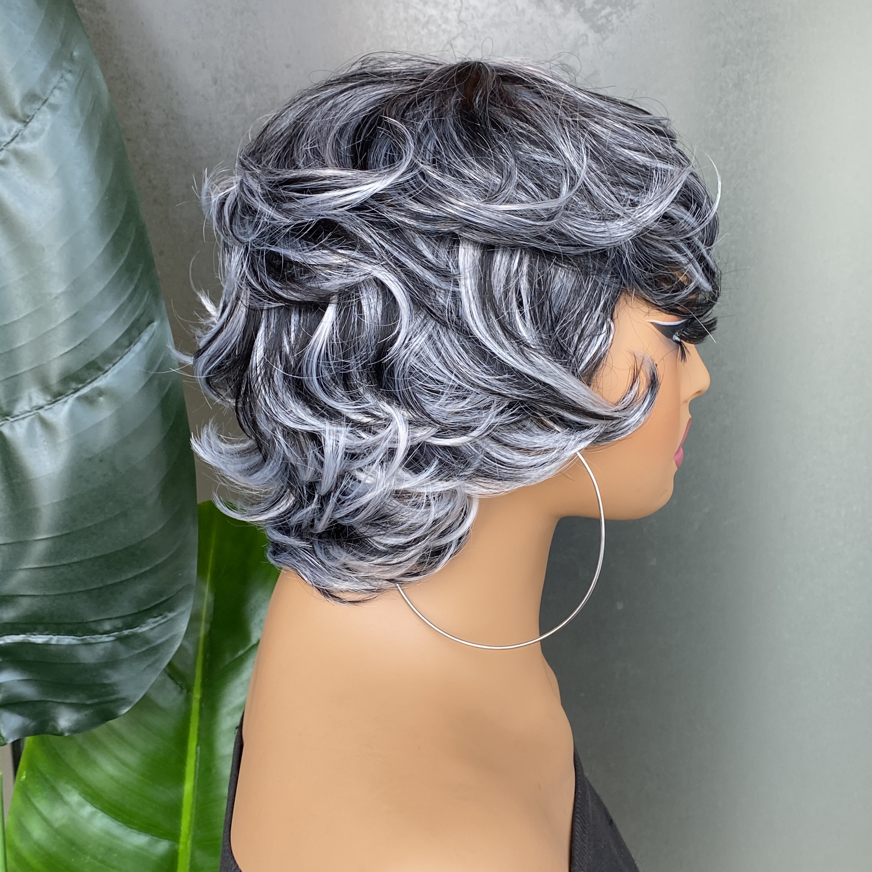 Remy Human Hair Wavy Pixie Cut - Hair Care Wavy Hair บทวิจารณ์และราคา