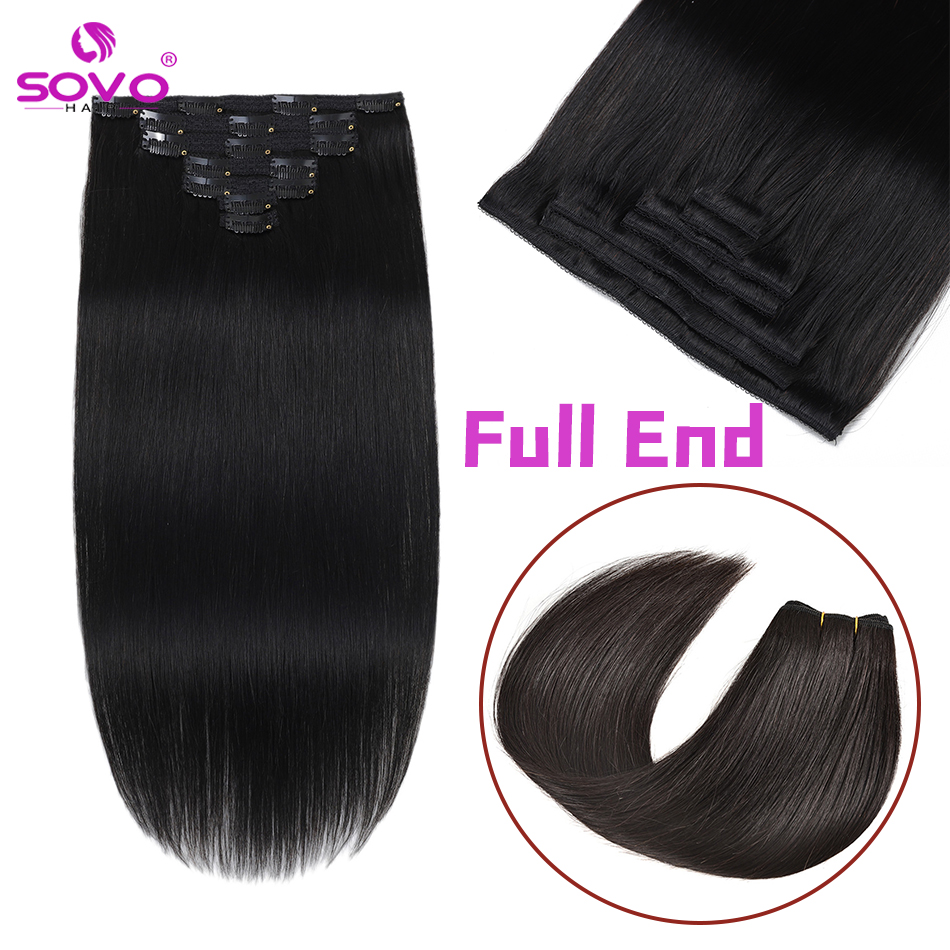 Clip In Hair Extension 100% Re - Clip In Hair Piece บทวิจารณ์และราคา