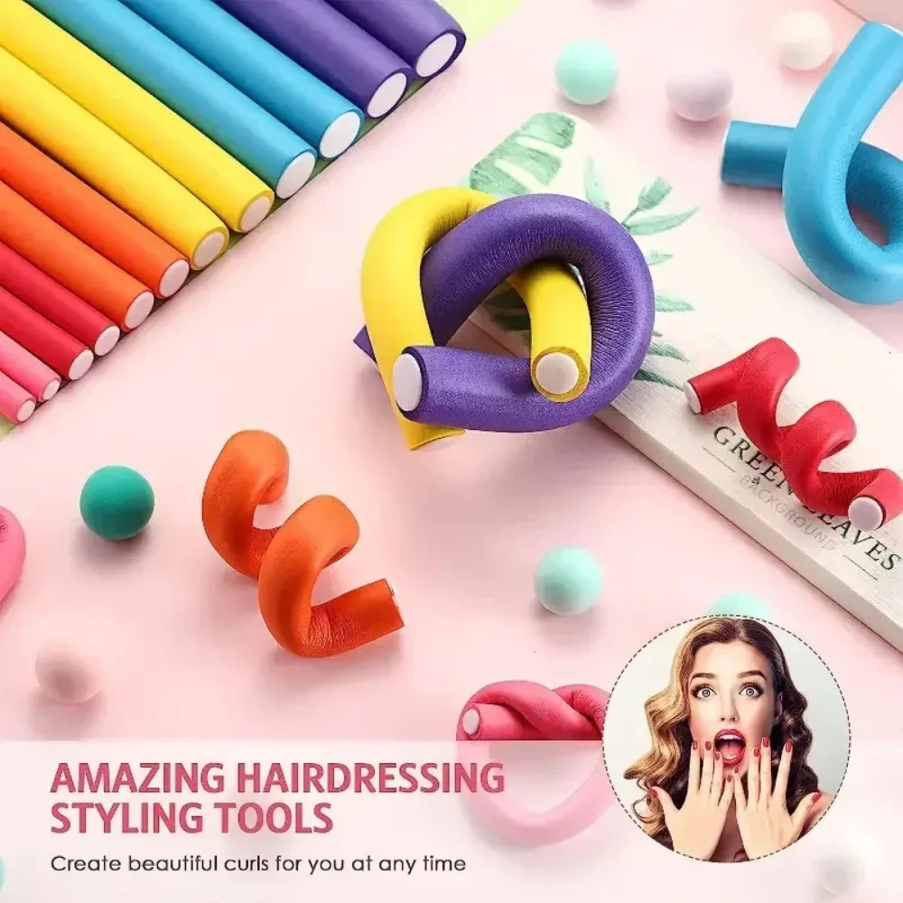 42pcs/Set Twist Foam Hairs Rol - Hair Roller Set Flexi บทวิจารณ์และราคา