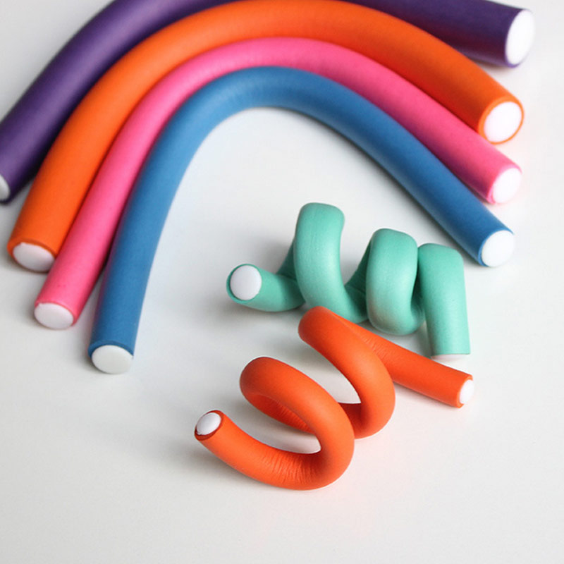 10 Pcs/Set Soft Hair Curlers M - Hair Roller Set Flexi บทวิจารณ์และราคา