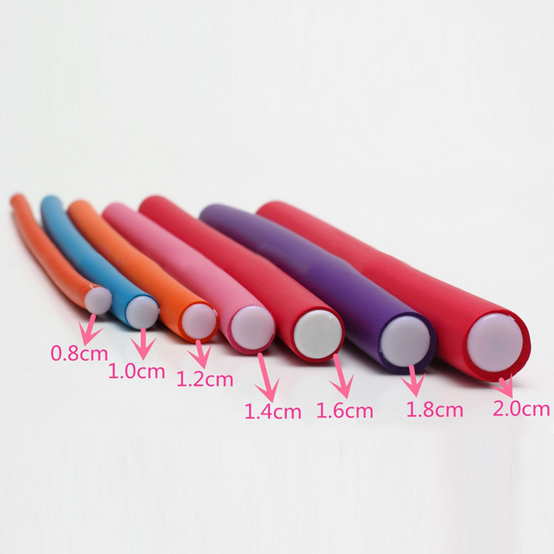 10 Pcs/Set Soft Hair Curlers M - Hair Roller Set Flexi บทวิจารณ์และราคา