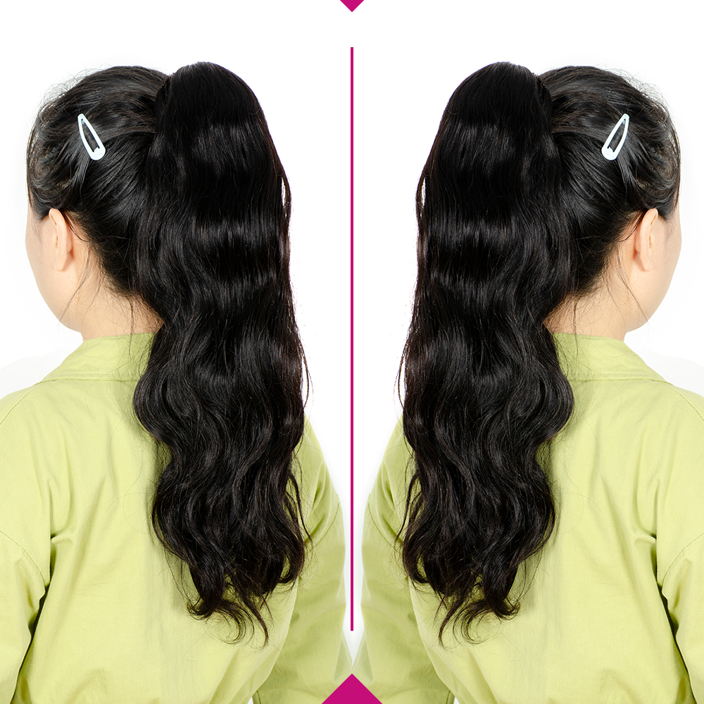 Body Wave Drawstring Ponytail  - Hair Care Wavy Hair บทวิจารณ์และราคา